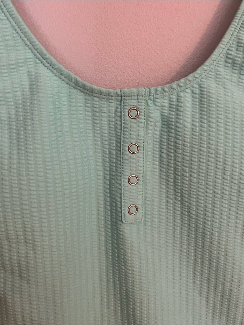 Ruffle Butts Mint‎ Ribbed One-Piece - Picture 3 of 4
